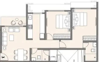 2 BHK Flat in Shapoorji Pallonji Heartland in Mulund West, Mumbai - Image 908256