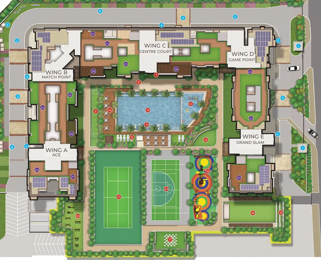 Master Plan of Shapoorji Pallonji Heartland in Mulund West, Mumbai - Image 380288