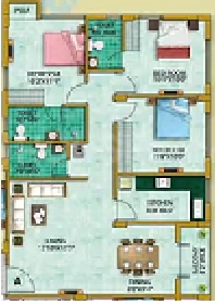3 BHK Flat in Mangalmurti Enclave in Bally, Kolkata - Image 908006