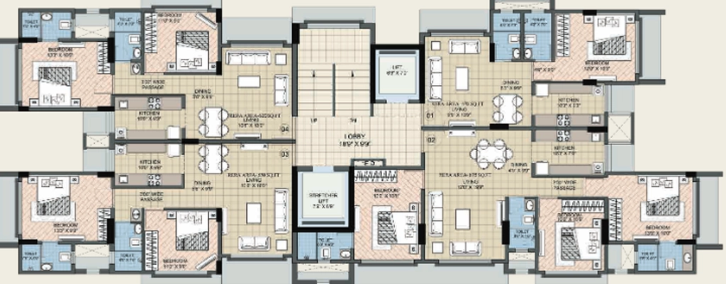 Floor Plan of Anon Mulund Giriraj Chsl in Mulund West, Mumbai - Image 380194