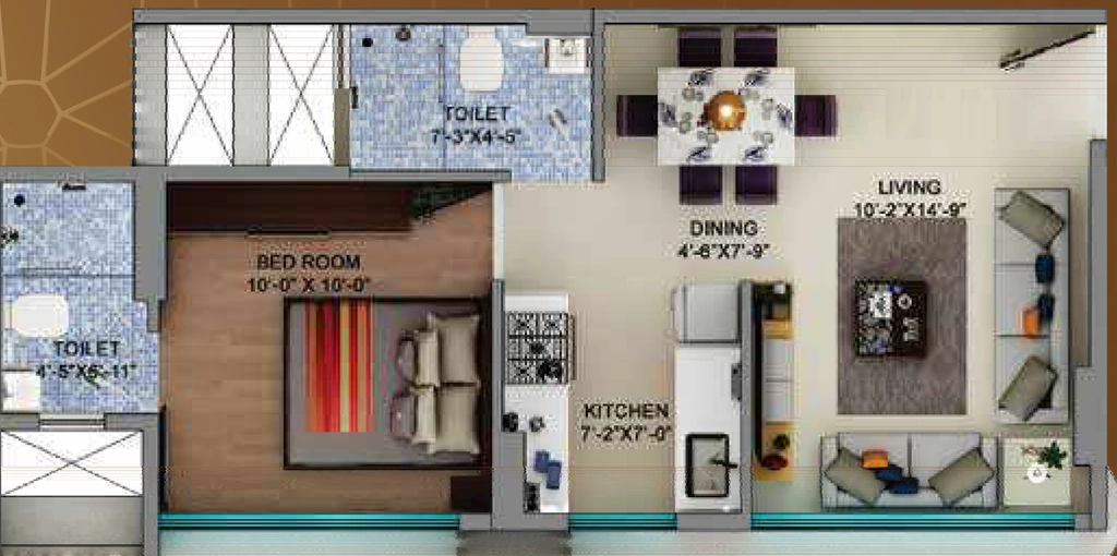1 BHK Flat in Oswal Avenue in Mulund West, Mumbai - Image 908151