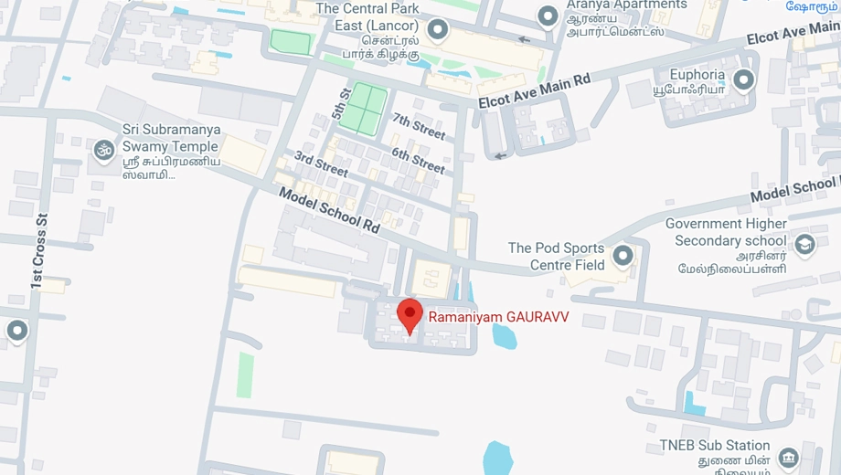 Location of Ramaniyam Gauravv in Sholinganallur, Chennai - Image 378854