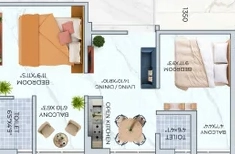 2 BHK Flat in Kalim Premier Pride in Jorasanko, Kolkata - Image 908039