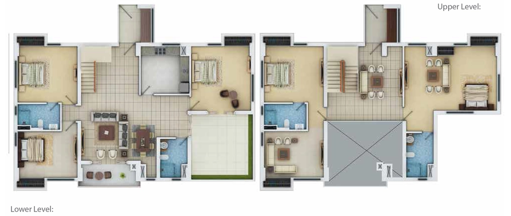 5 BHK Penthouse in GHG Laxmi Aquascape in Shibpur, Kolkata - Image 908036