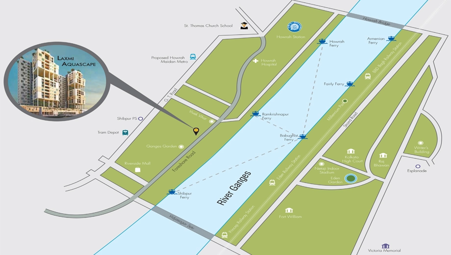 Location of GHG Laxmi Aquascape - Image 379962