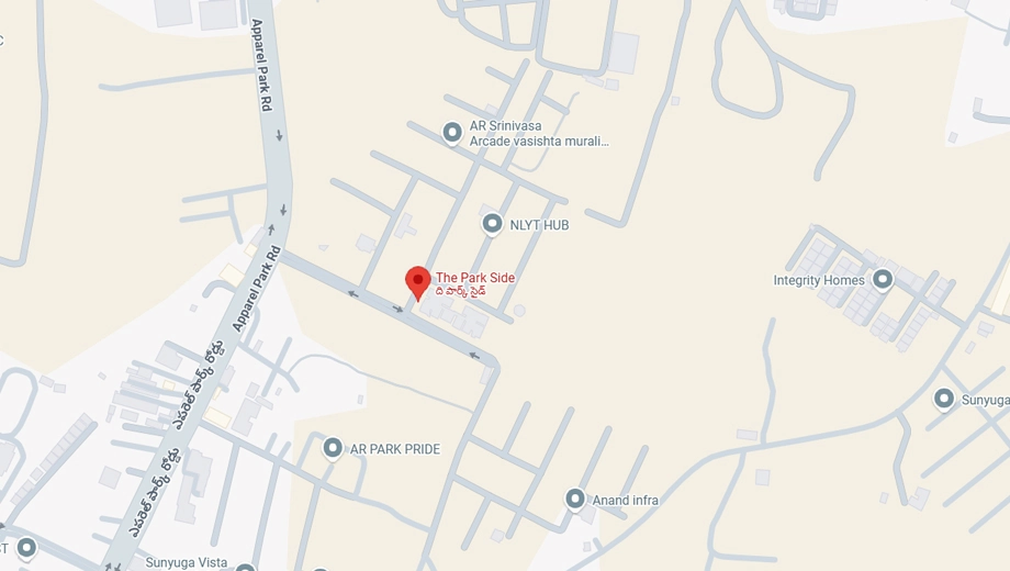Location of Four Leaf The Park Side in Kompally, Hyderabad - Image 379348