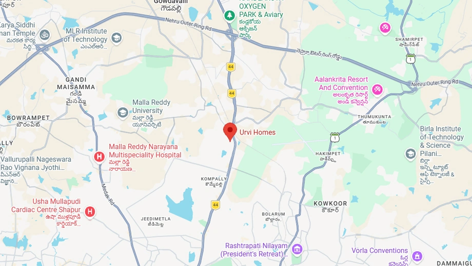 Location of MS Urvi Homes - Image 379344