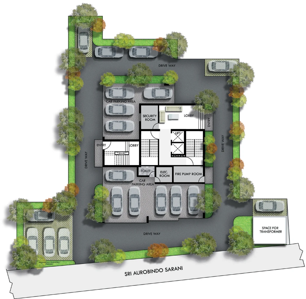 Master Plan of Shivom 43 Aurobindo Sarani in Jorabagan, Kolkata - Image 379998