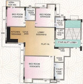 3 BHK Flat in Kothari Gitanjali in Sovabazar, Kolkata - Image 908042