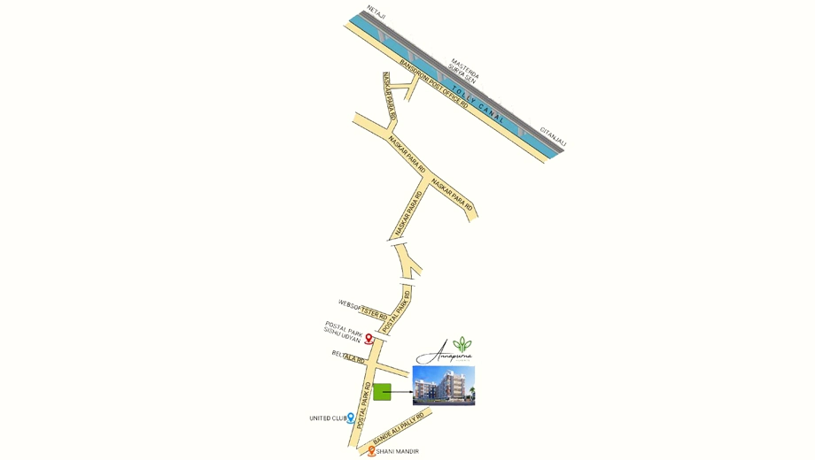 Location of Sneha Annapurna Heights - Image 380004
