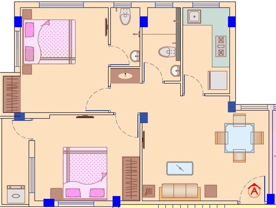 2 BHK Flat in Pashupati Apartment in Bansdroni, Kolkata - Image 908096