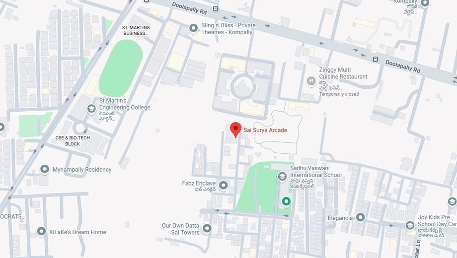 Location of SRR Sai Surya Arcade - Image 379334