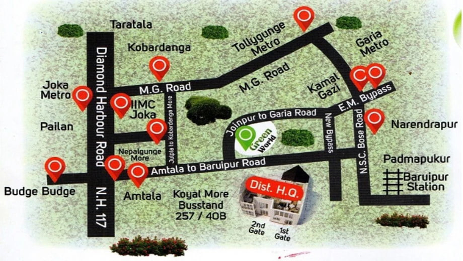 Location of Naskar Green World in Baruipur, Kolkata - Image 380941