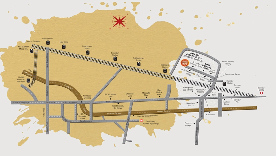 Location of Meridian Aamar Bari - Image 380877