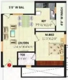1 BHK Flat in SV Sahasra in Kompally, Hyderabad - Image 907780