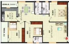2 BHK Flat in SV Sahasra in Kompally, Hyderabad - Image 907783