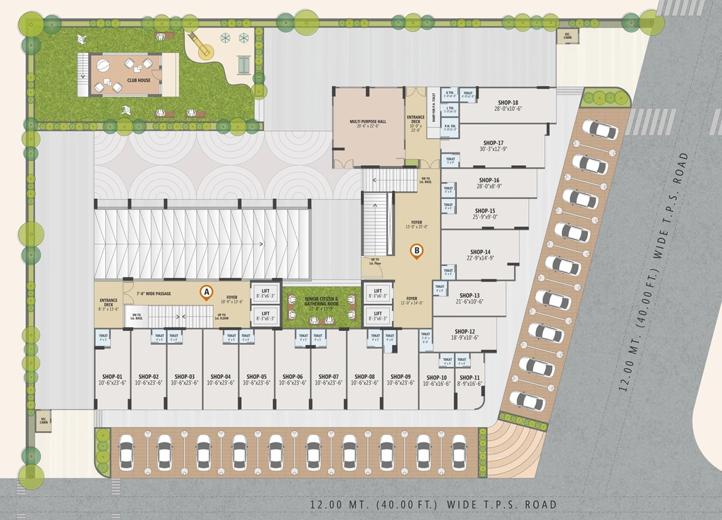 Master Plan of Commercial Star Silver Colin in Zundal, Ahmedabad - Image 379703