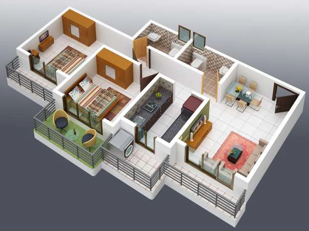 2 BHK Flat in RNA NG Grand Empire in Bhayandar East, Thane - Image 908682