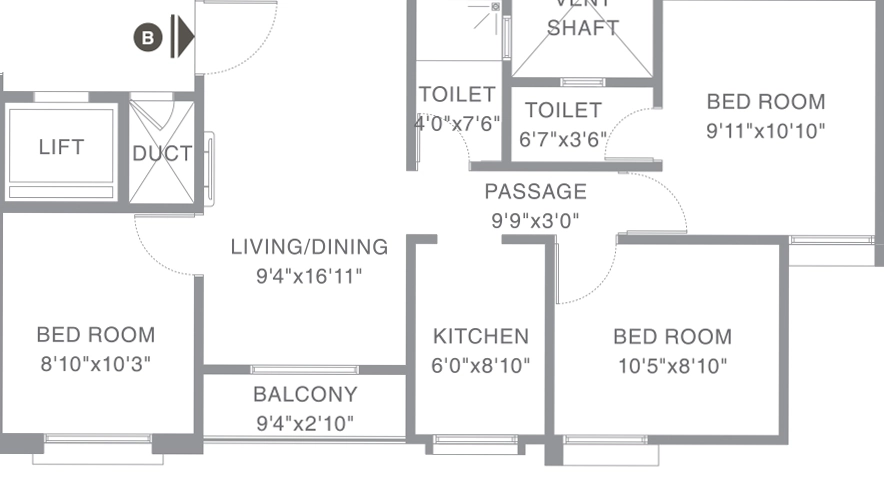 2.5 BHK Flat in RCBS Roopkatha in Baruipur, Kolkata - Image 908443