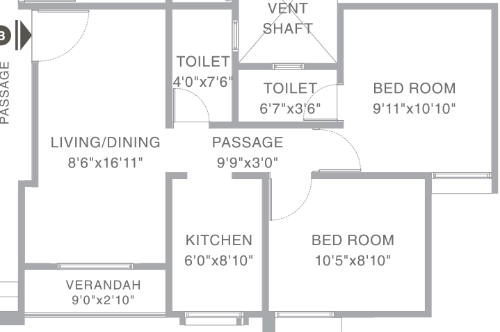 2 BHK Flat in RCBS Roopkatha in Baruipur, Kolkata - Image 908442