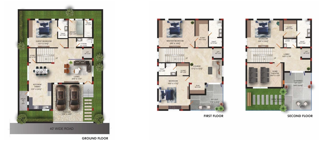 4 BHK House/Villa in Chavala Hedgewoods in Kompally, Hyderabad - Image 907777