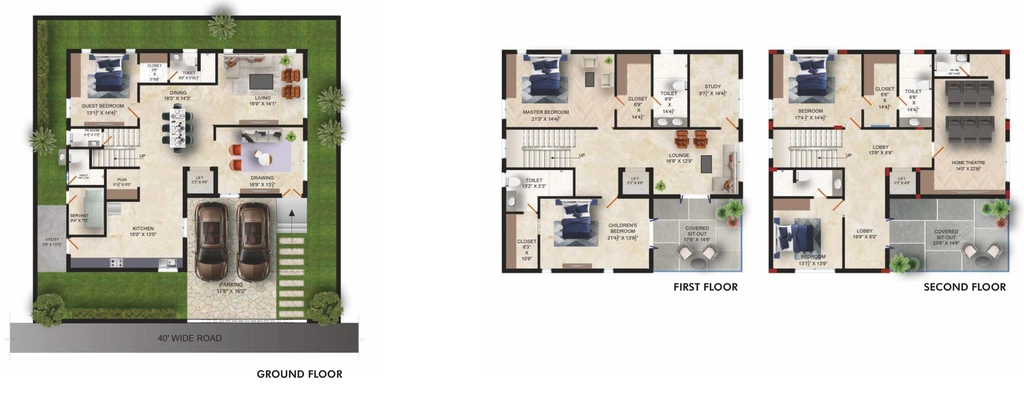 5 BHK House/Villa in Chavala Hedgewoods in Kompally, Hyderabad - Image 907779