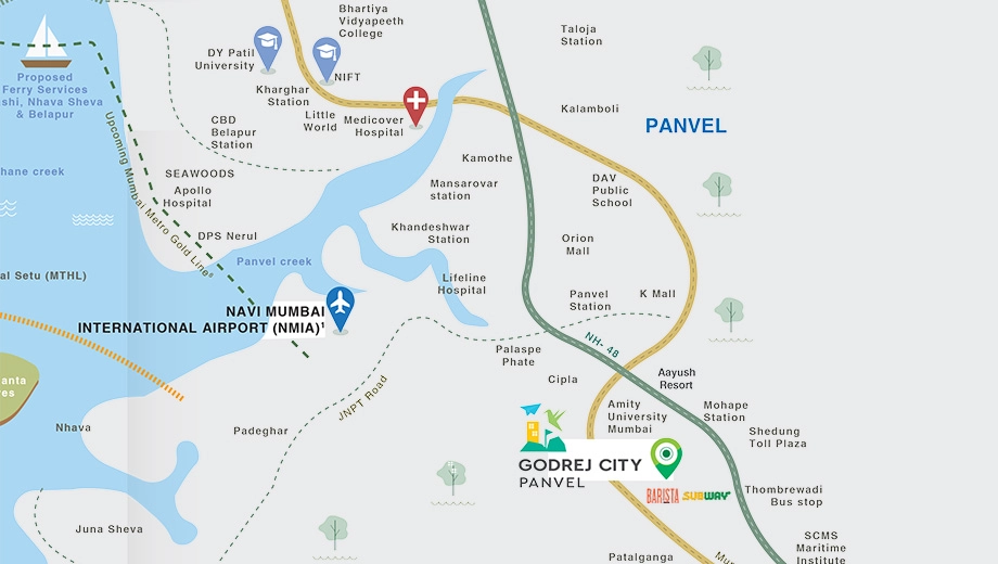 Location of Godrej Nexspace - Image 381988