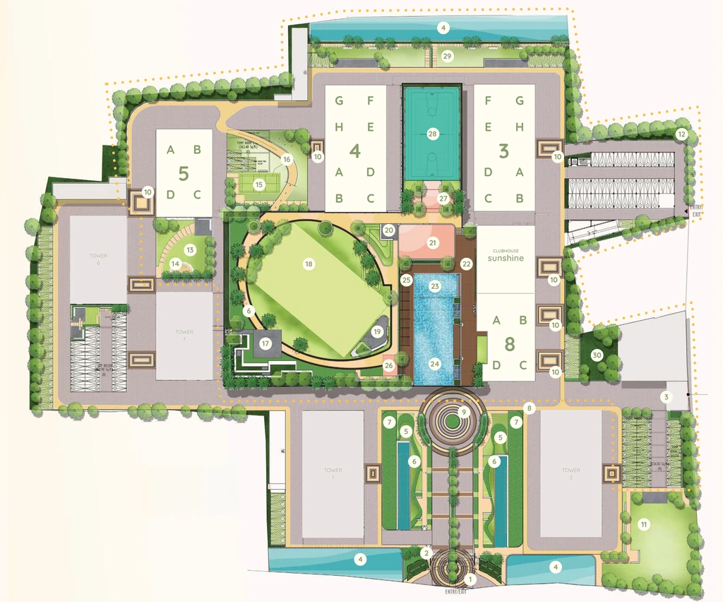 Master Plan of Sureka Sunrise Aura Phase 2 in Baruipur, Kolkata - Image 380977