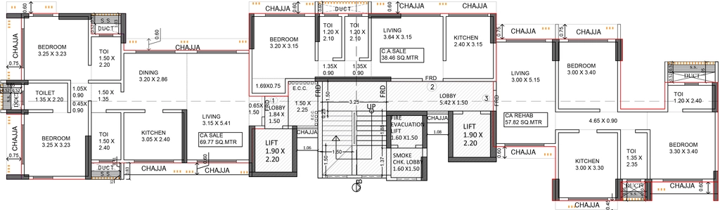 Floor Plan of Yash Manjusha in Mulund West, Mumbai - Image 381392