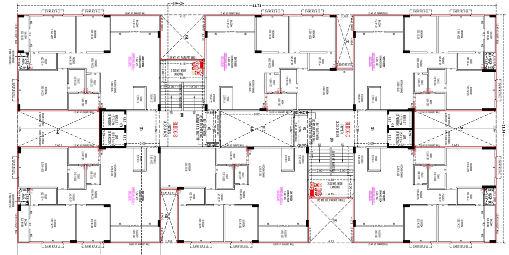 Floor Plan of Dishva The Atmosphere in Chandkheda, Ahmedabad - Image 379252