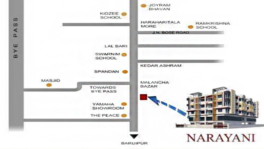 Location of AR Narayani in Baruipur, Kolkata - Image 380742