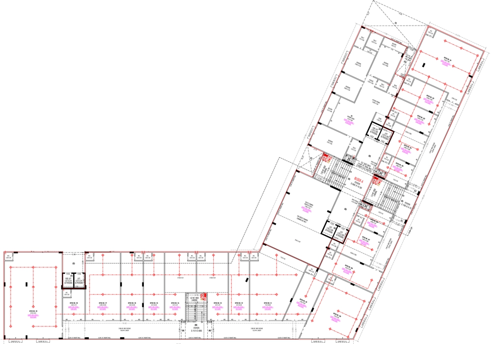 Floor Plan of Commercial Dishva The Atmosphere in Chandkheda, Ahmedabad - Image 379630