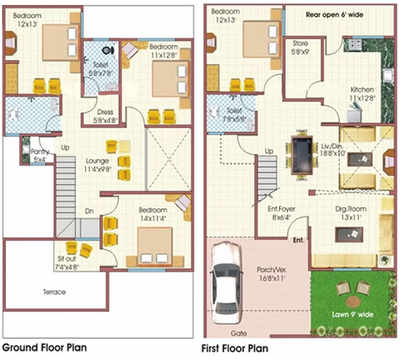 4 BHK House/Villa in Dwarkadheesh Dwarkadham in Ayodhya Bypass, Bhopal - Image 907708