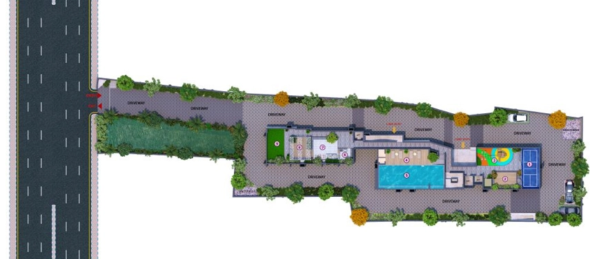 Master Plan of Merlin IVY in Beleghata, Kolkata - Image 380900