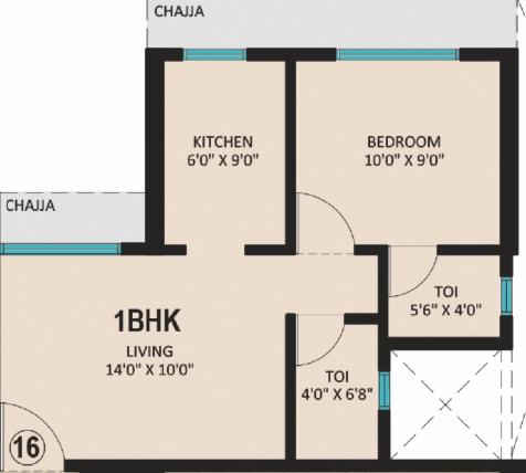 1 BHK Flat in Manas Mauli in Panvel, Navi Mumbai - Image 907750