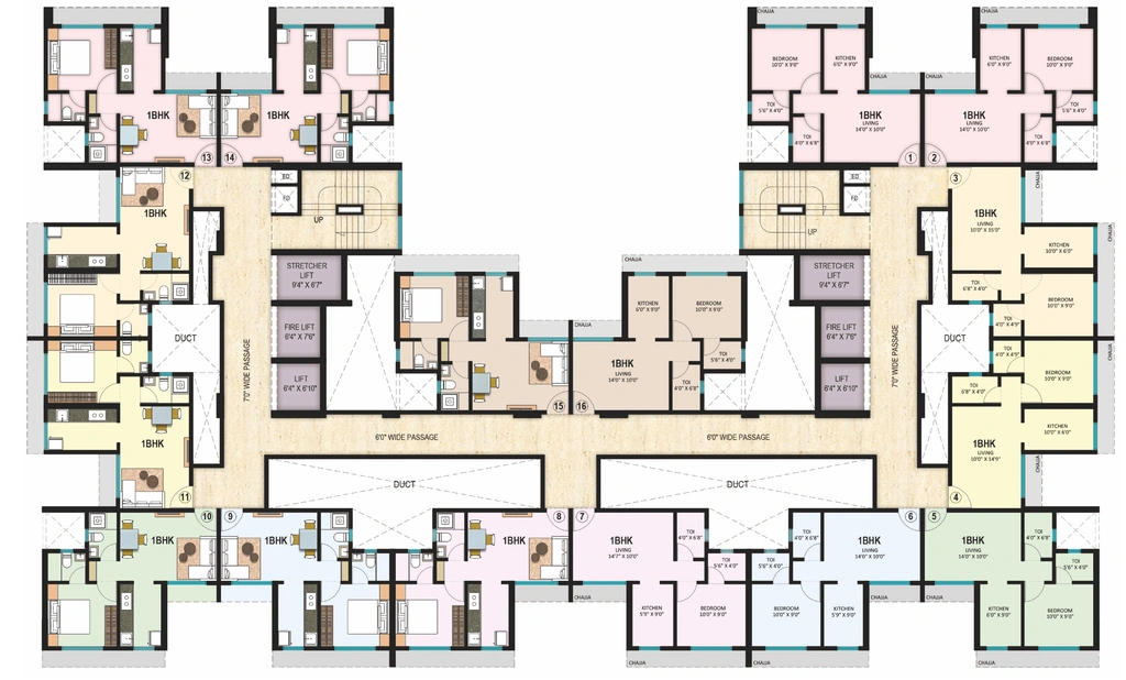 Floor Plan of Manas Mauli in Panvel, Navi Mumbai - Image 379388