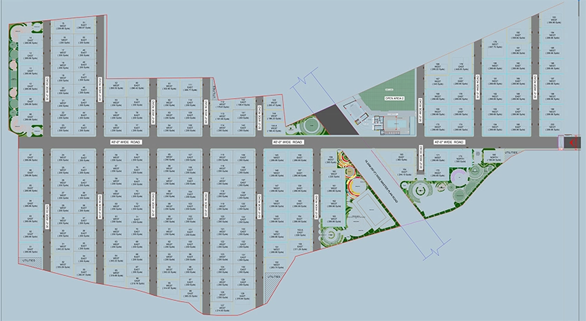 Master Plan of Milestone M3 Defence County in Alwal, Hyderabad - Image 379440
