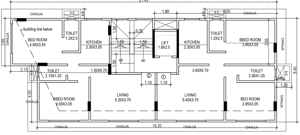 Floor Plan of Yashraj Devdatta Tower in Mulund East, Mumbai - Image 381218