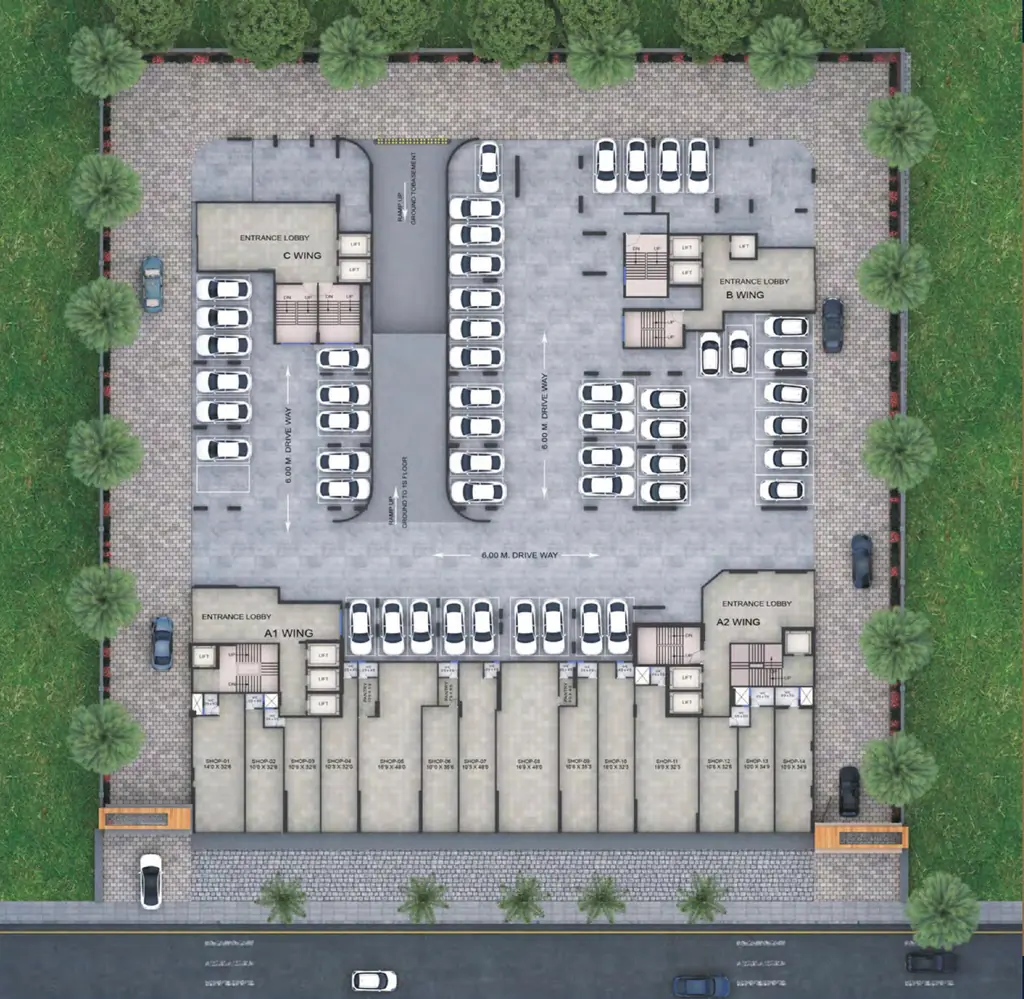 Master Plan of Commercial Nilkanth Wisteria in Panvel, Navi Mumbai - Image 379675