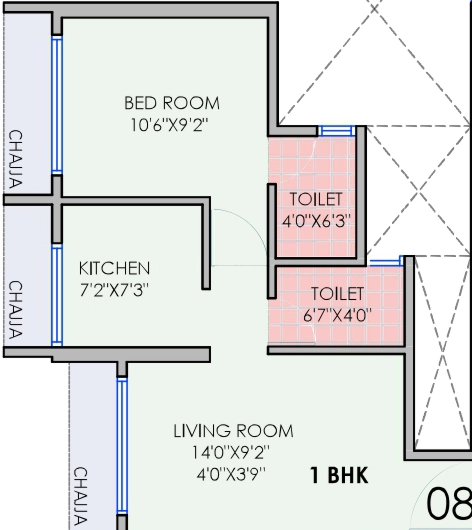 1 BHK Flat in Manas Shivsagar in Panvel, Navi Mumbai - Image 907774