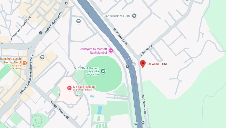 Location of Commercial Paradise Sai World One in Nerul, Navi Mumbai - Image 379698