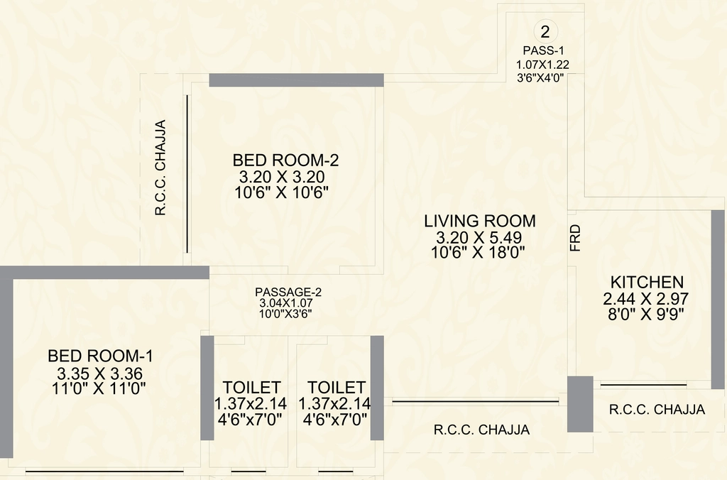 2 BHK Flat in Blackplinth The Shivram Chsl in Mulund West, Mumbai - Image 908165