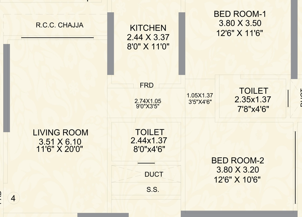 2 BHK Flat in Blackplinth The Shivram Chsl in Mulund West, Mumbai - Image 908166