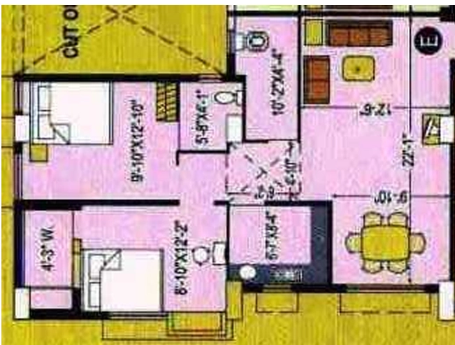 2 BHK Flat in Parasrampuria Mohan Tower in Beleghata, Kolkata - Image 908436