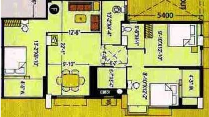 3 BHK Flat in Parasrampuria Mohan Tower in Beleghata, Kolkata - Image 908437