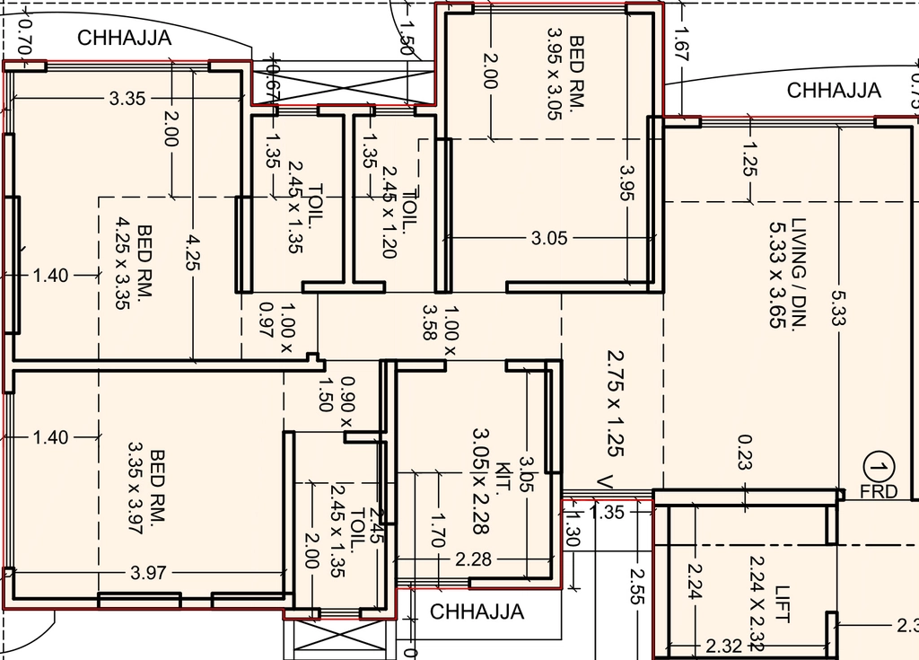 3 BHK Flat in Sanaya Elysium in Mulund West, Mumbai - Image 908568