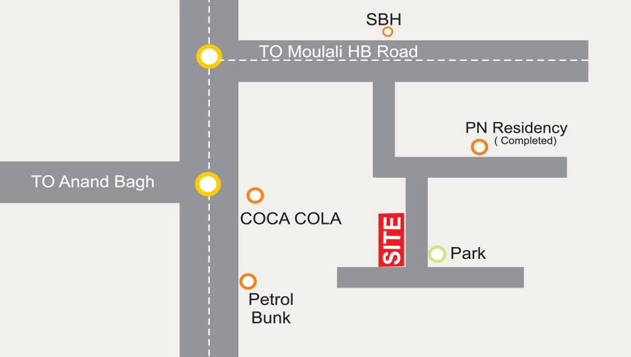 Location of PN Classic in Moula Ali, Hyderabad - Image 379429