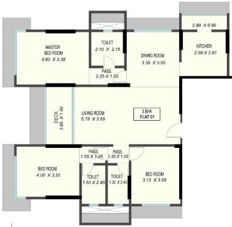 3 BHK Flat in Rachanaa Solitaire in Mulund West, Mumbai - Image 908550