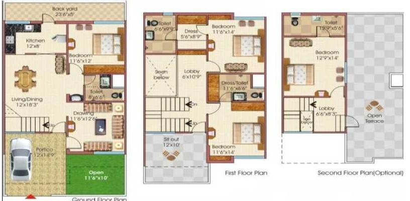 4 BHK House/Villa in Lake Pearl Spring in Gandhi Nagar, Bhopal - Image 907803