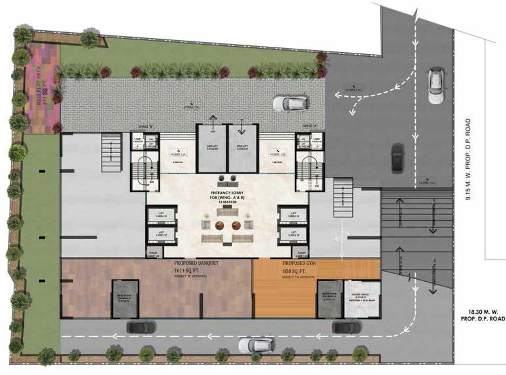 Master Plan of Shreeji Green Origin in Mulund West, Mumbai - Image 381380